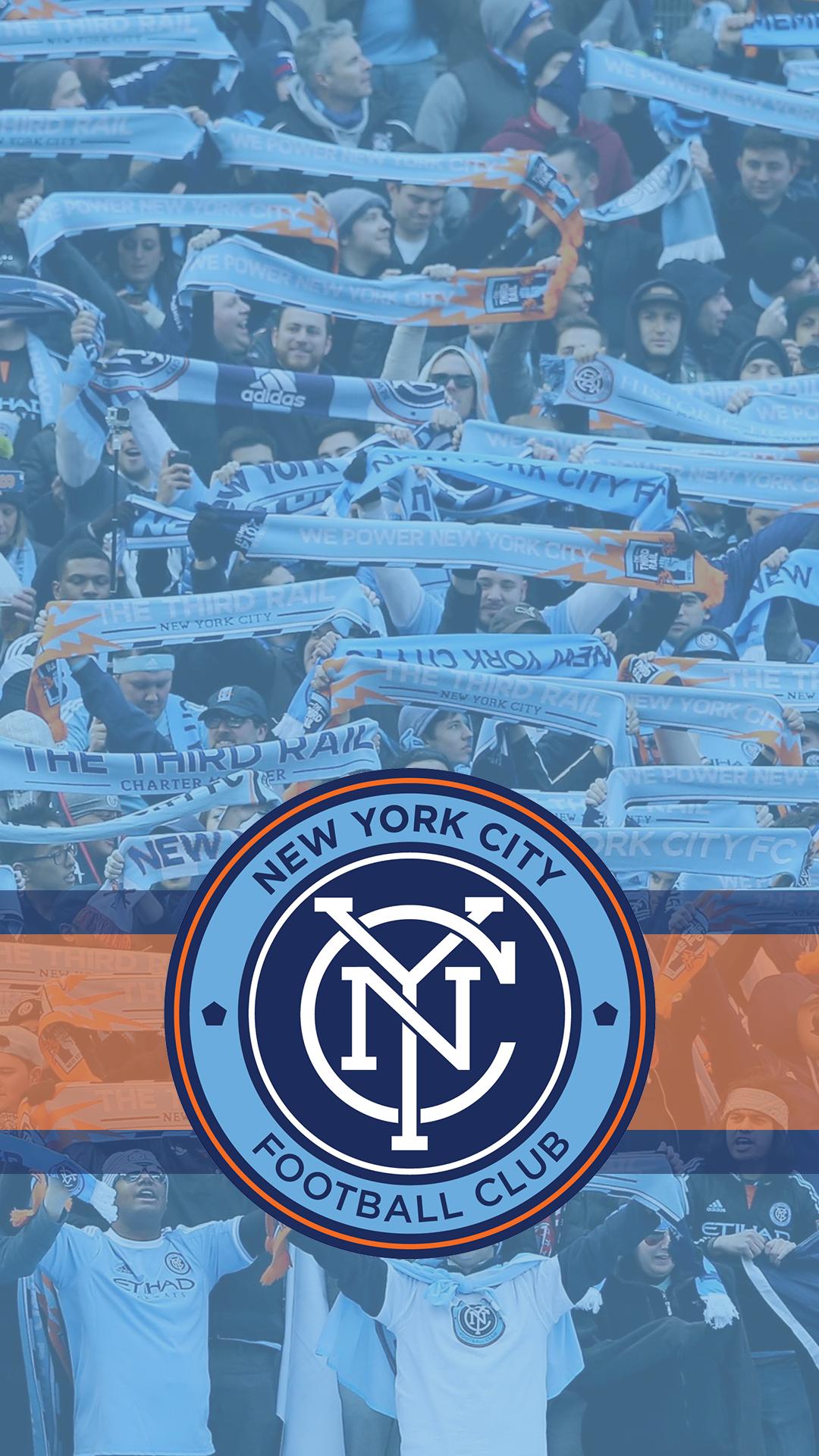 Inspired By A Post Over At R Baseball, I Made A Few NYCFC Phone Wallpaper