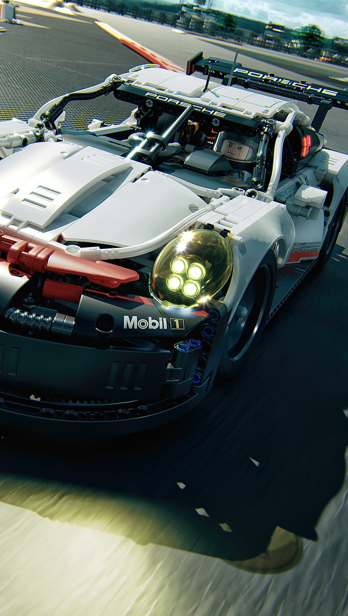 Porsche 911 RSR Lego Wallpaper 4k for iPhone and Mobile Phone