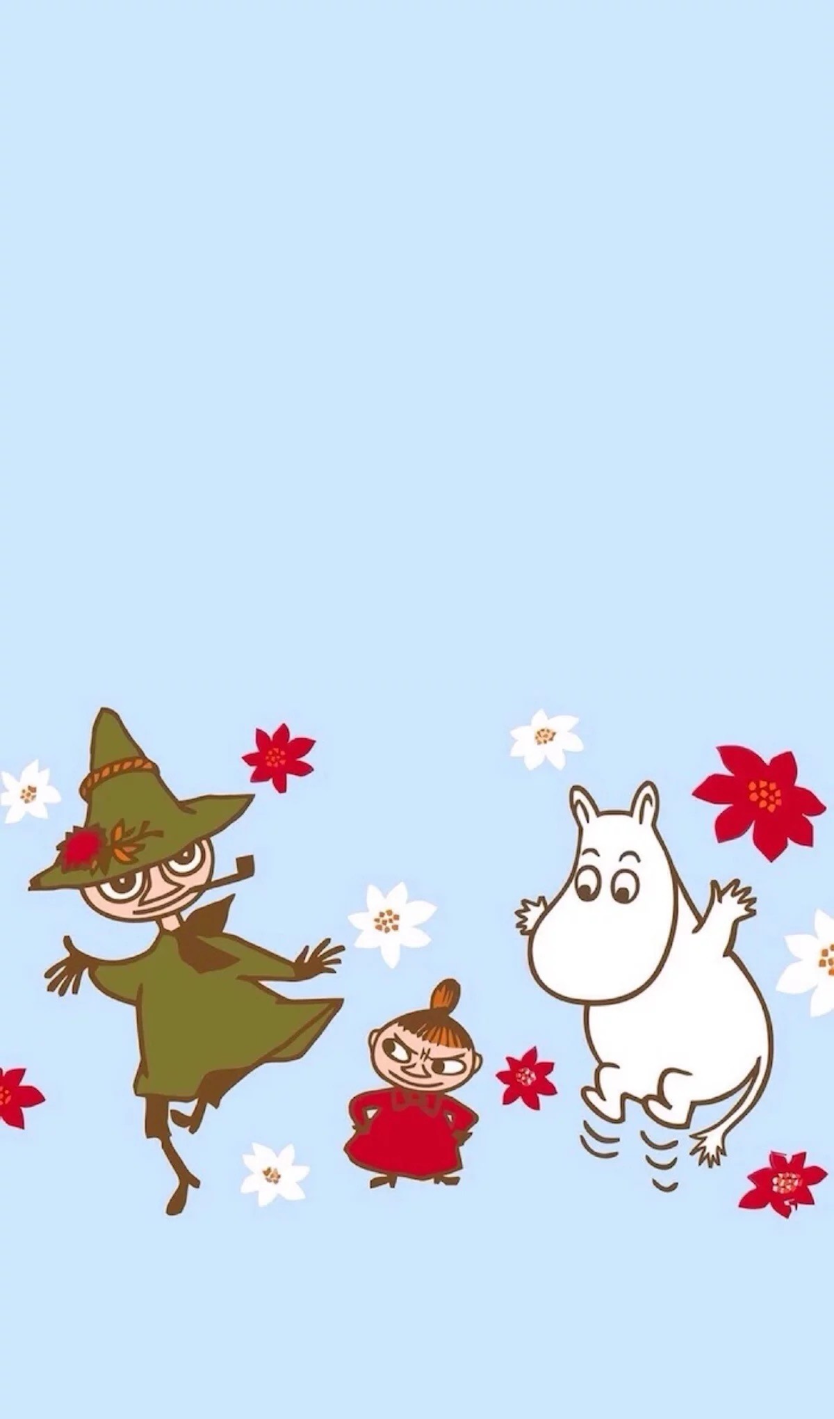 Moomin Valley, Kawaii Wallpaper, Wallpaper Background, iPhone Wallpaper, Cartoon Characters, Book Illustrations, Tove Jansson