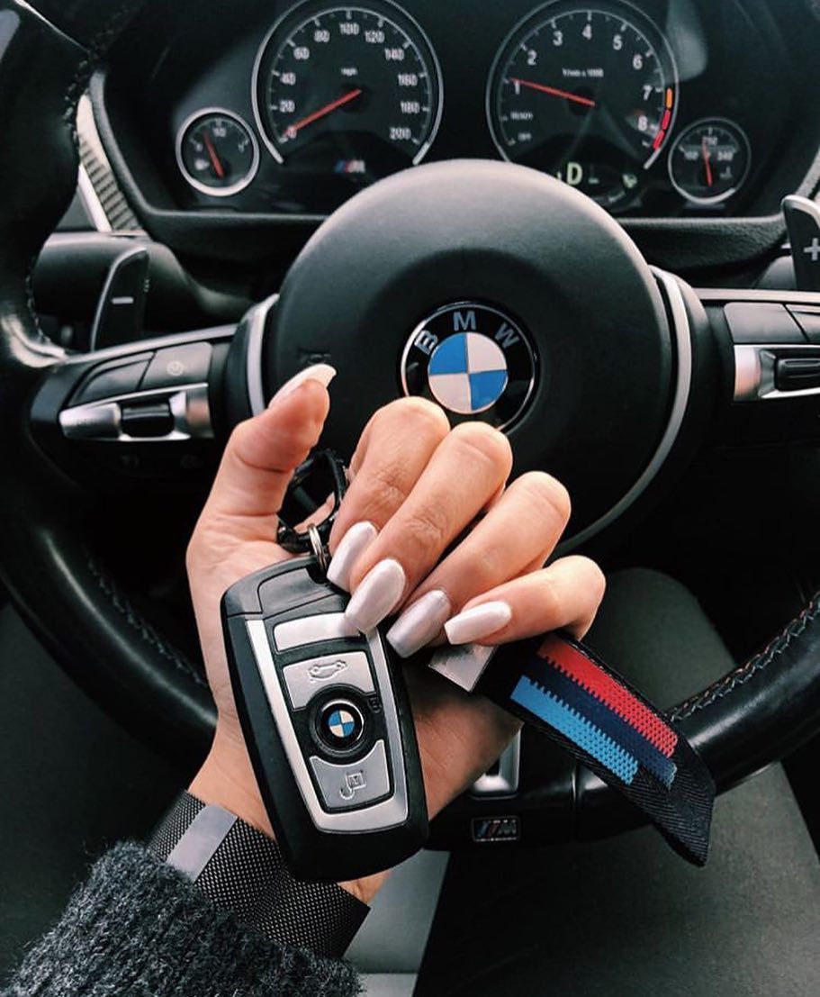 Leather Strap Chrome Keyring Keychain Key Fob Chain Ring For BMW M Sport Performance. Bmw girl, Bmw cars, Bmw 2020
