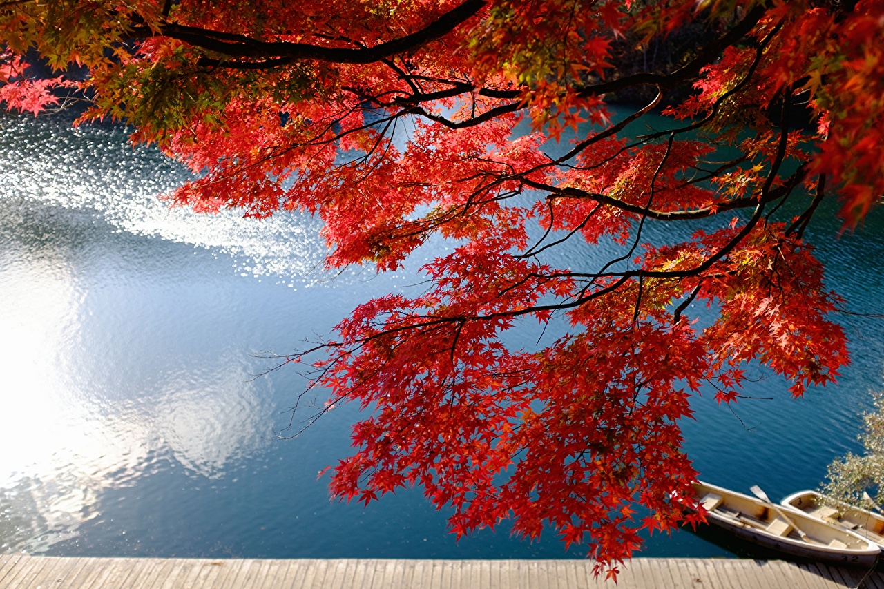 Desktop Wallpaper Japan Lake Bishamon Bandai Fukushima acer Nature