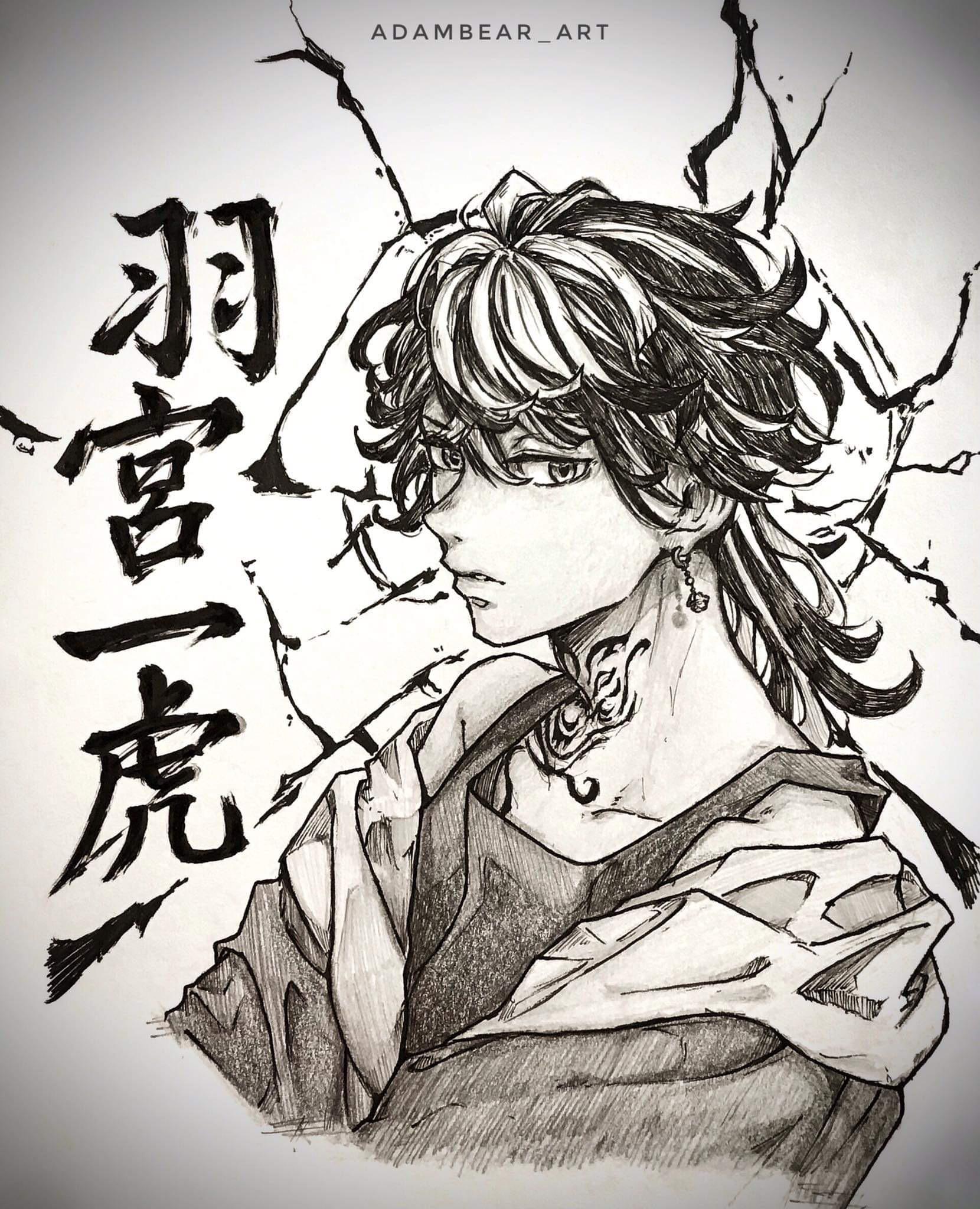 Kazutora Hanemiya *complete* art by me !: TokyoRevengers