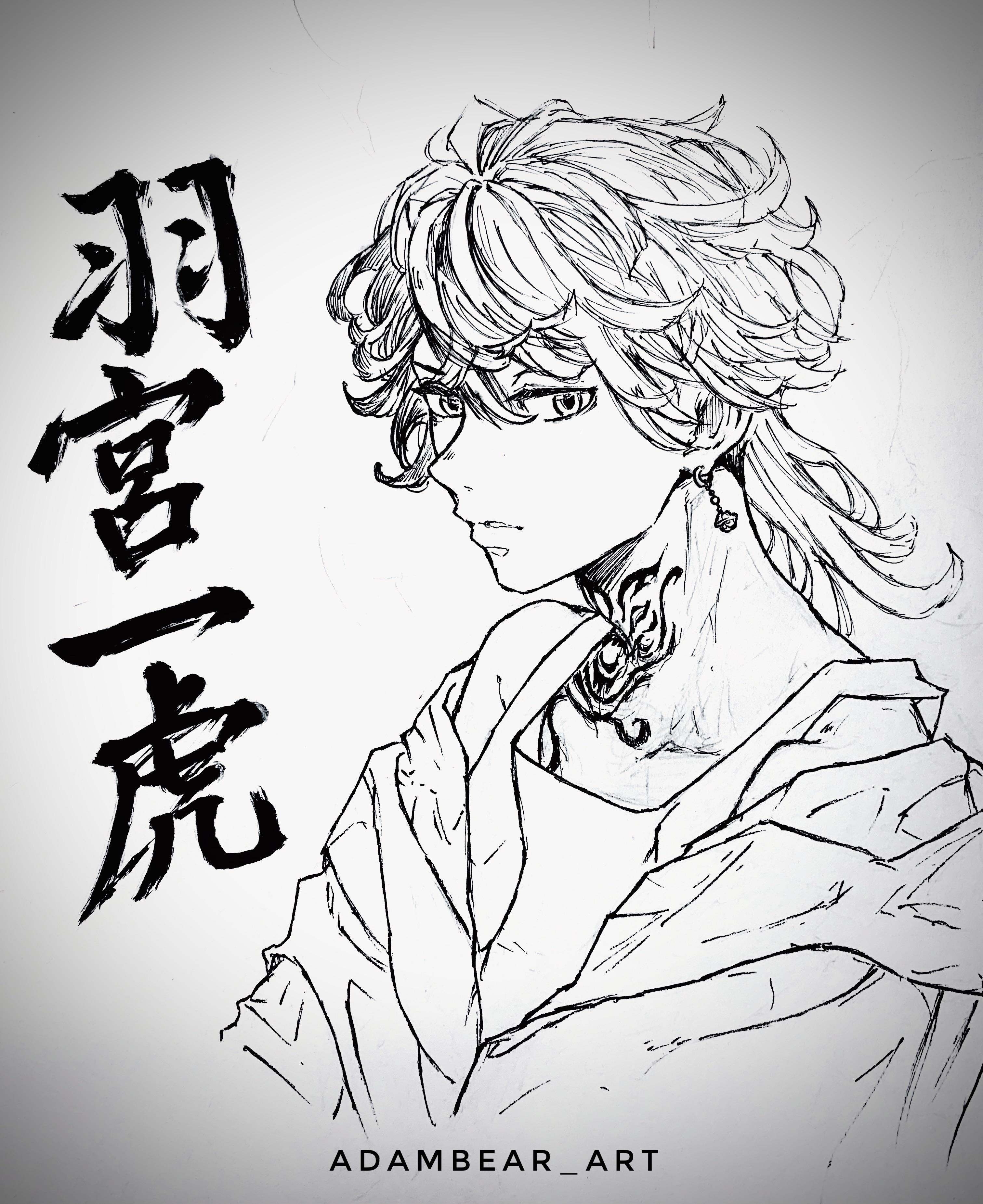 Kazutora Hanemiya art by me！What do you think ?: TokyoRevengers