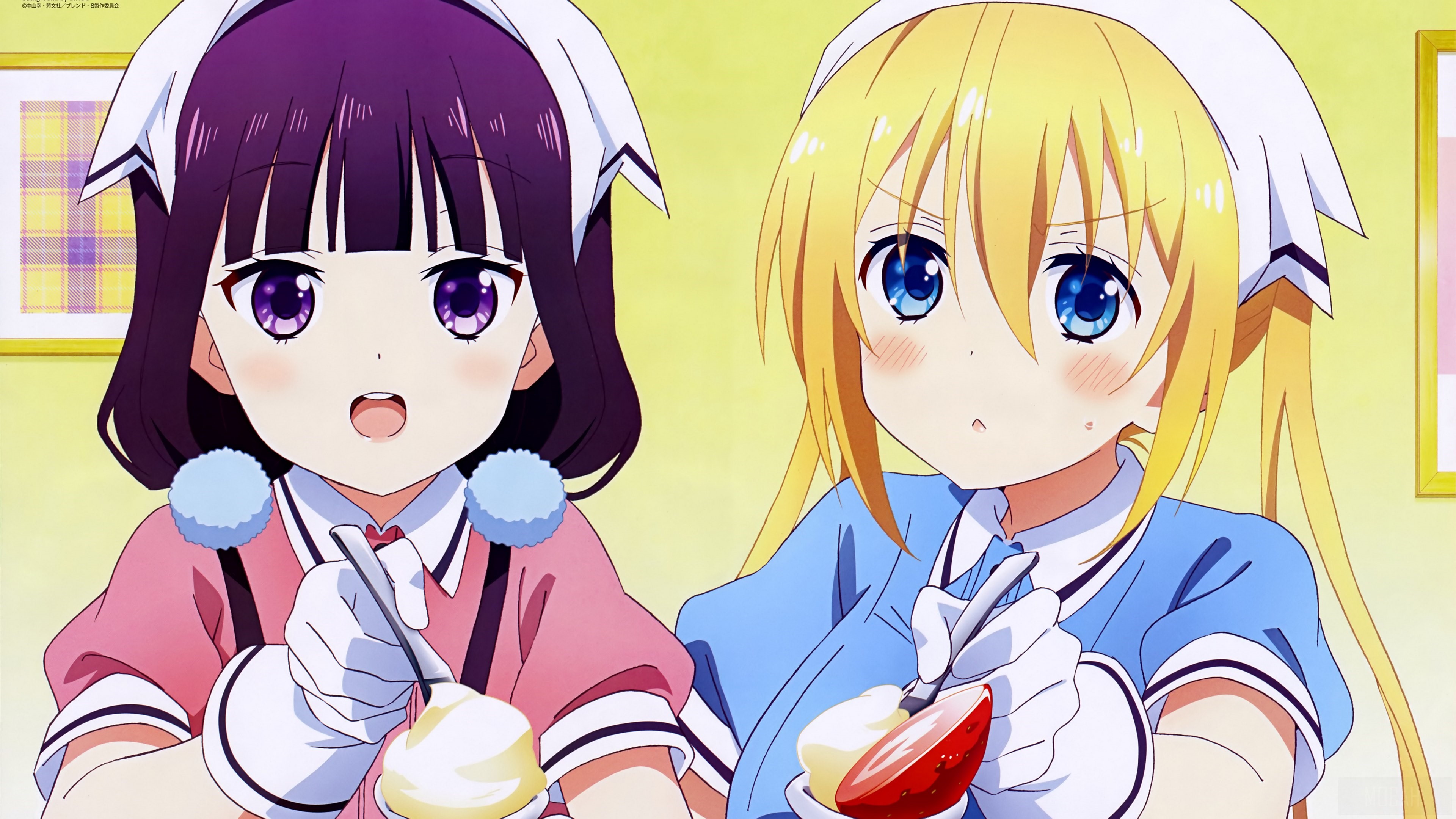 Blend S, Girl, Kaho Hinata, Maika Sakuranomiya 4k wallpaper HD Wallpaper