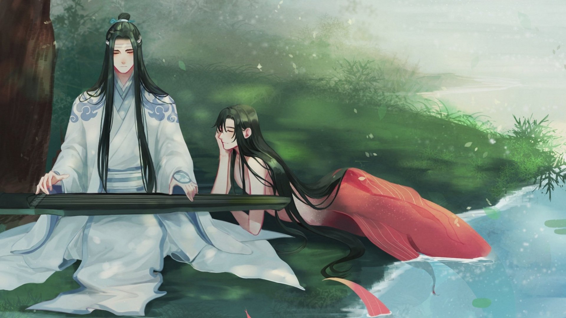 HD wallpaper: Anime, Mo Dao Zu Shi, Lan Zhan, Wei Ying