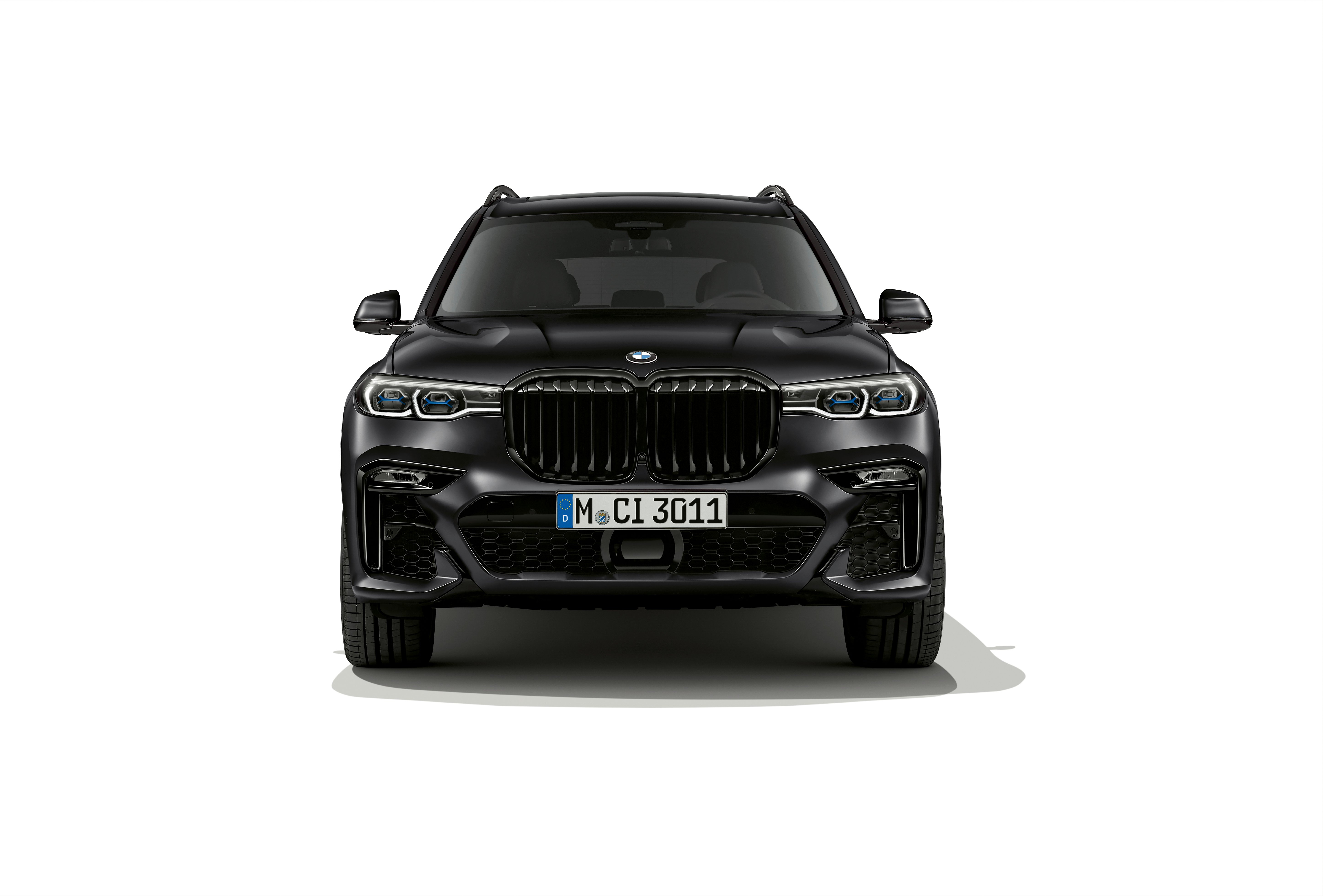 Black BMW X7 M50i Frozen Black Edition (G07) 4k Ultra HD Wallpaper