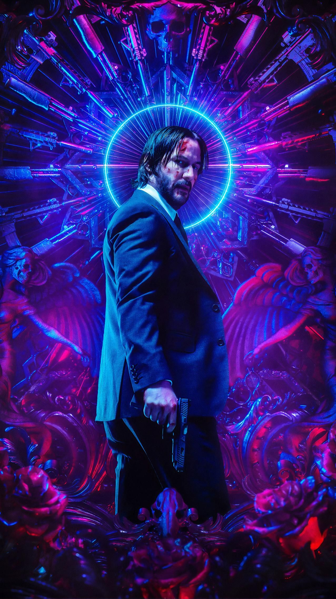 John Wick: Chapter 3 Phone Wallpaper. Moviemania. John wick hd, Keanu reeves john wick, John wick movie