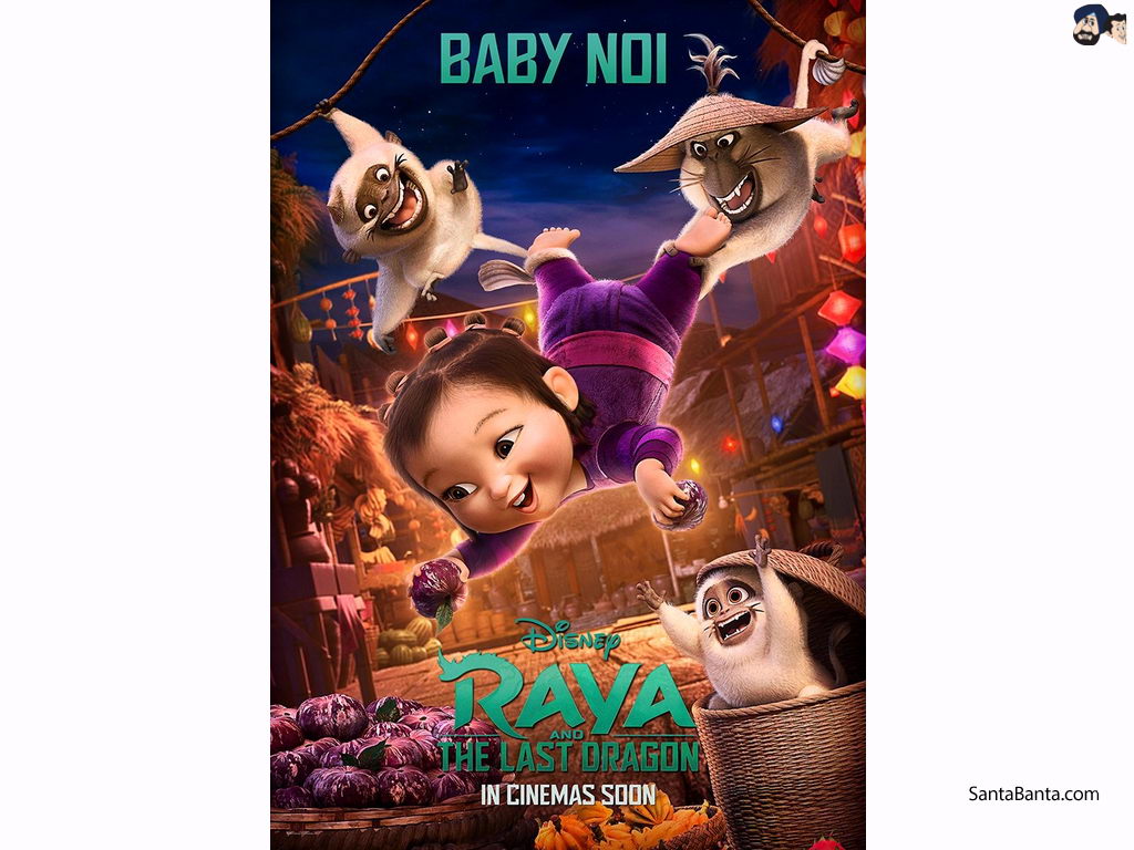 Baby Noi in an English animated film, `Raya and the Last Dragon` (Release March 2021)
