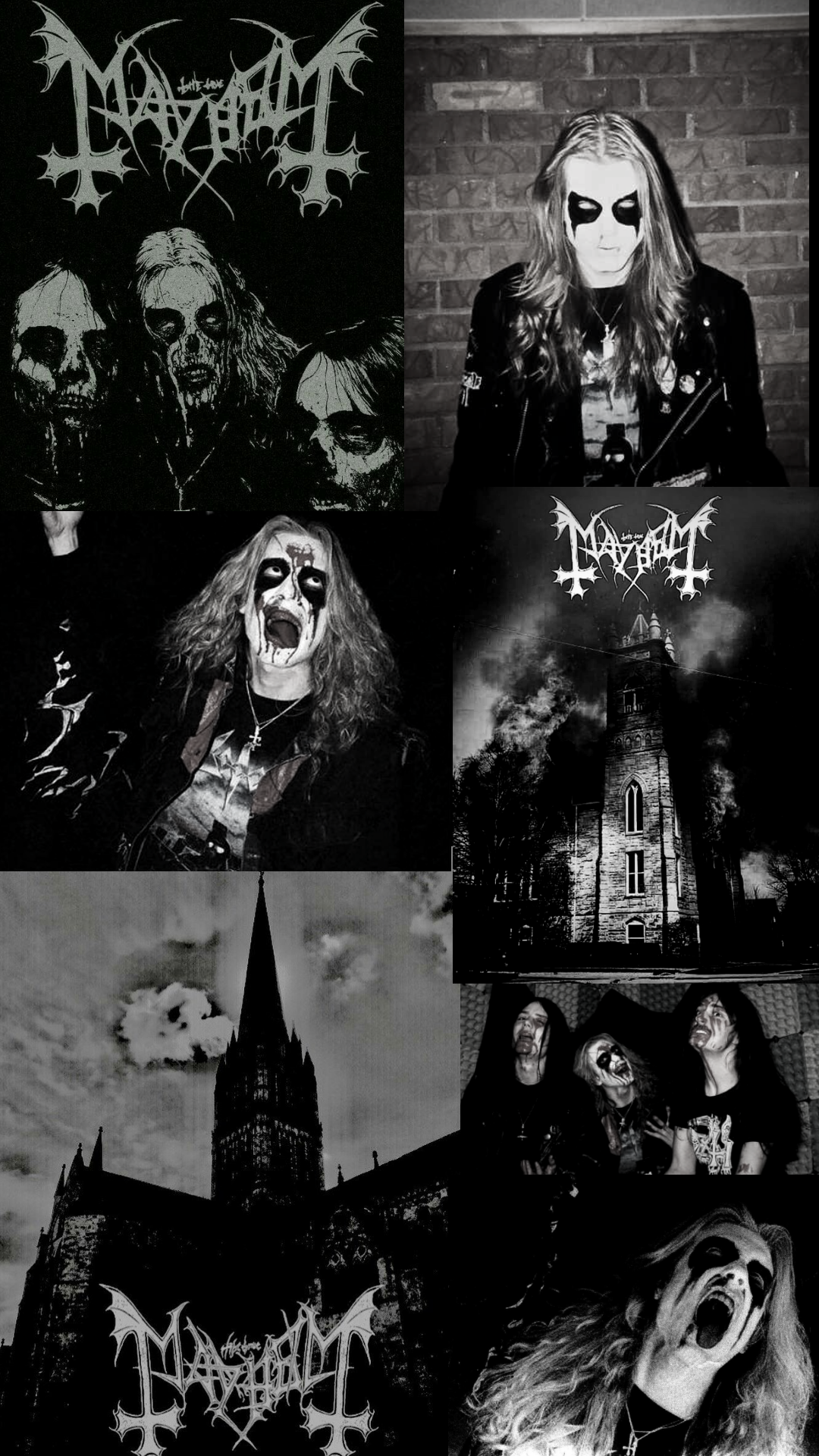 rock wallpaper's. Black metal art, Goth wallpaper, Mayhem black metal