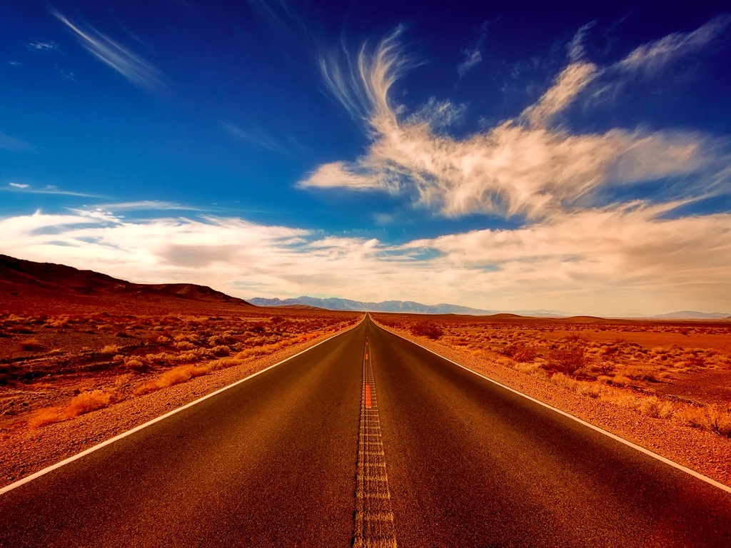 Desert Highway Road 1024x768 Resolution HD 4k Wallpaper, Image, Background, Photo and Picture