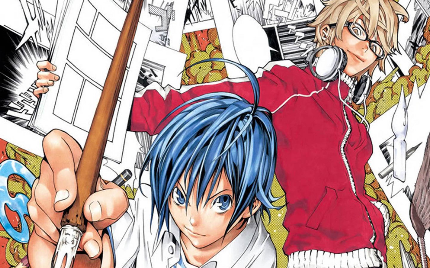 Bakuman Wallpaper 148057 Manga Art HD Wallpaper