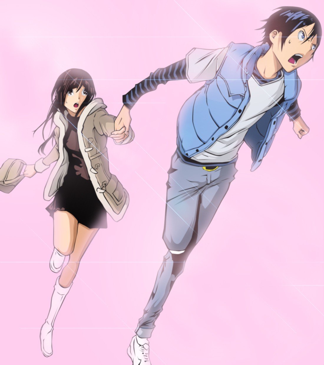 Bakuman, Moritaka Mashiro, Miho Azuki, Anime Wallpaper HD / Desktop and Mobile Background