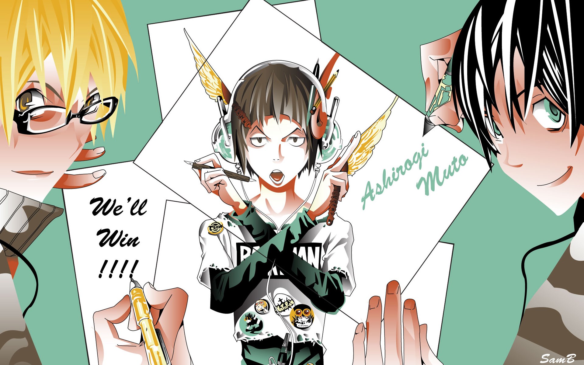 1920x1200 HD wallpaper bakuman