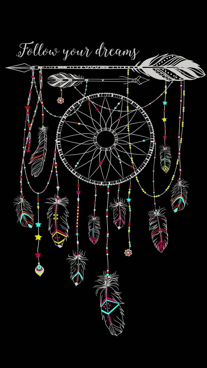 Download Follow Your Dreams Wallpaper by Sixty_Days now. Browse millions of popula. Dream catcher art, Dreamcatcher wallpaper, Dream catcher