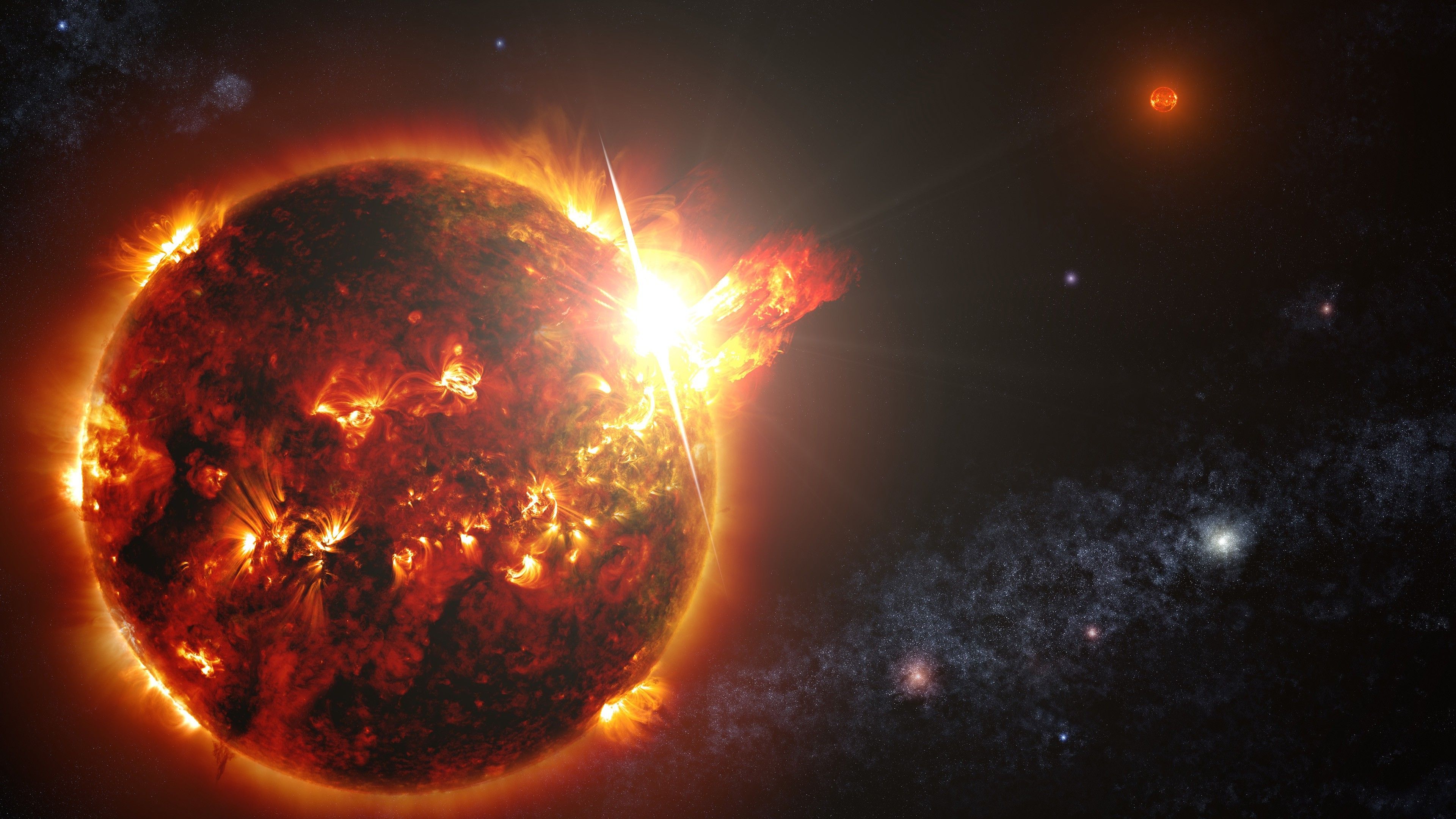 Sun in Space Wallpaper Free Sun in Space Background