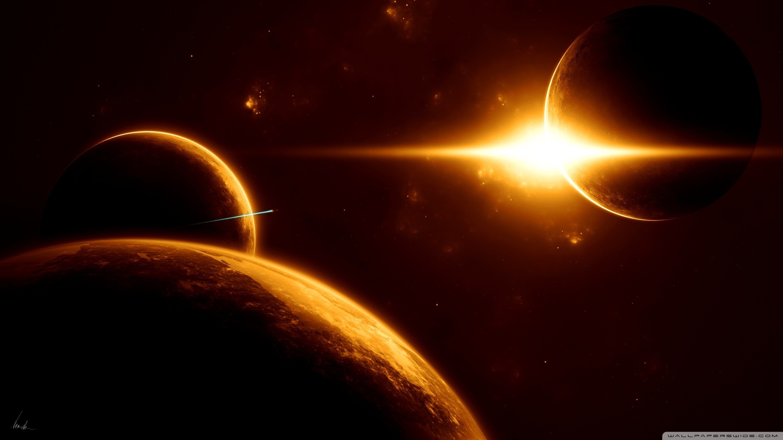 Planets And Sun Ultra HD Desktop Background Wallpaper for 4K UHD TV, Tablet