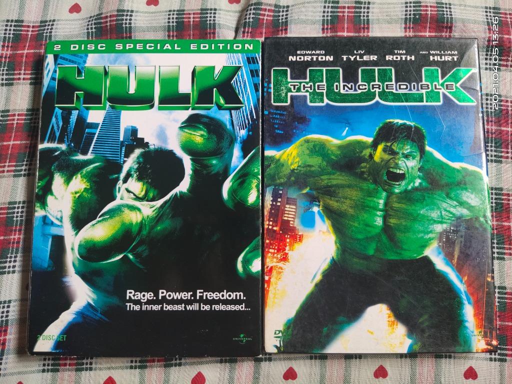 COLLECTORS ITEMS. HULK 2003 AND 2008 MOVIES., Everything Else, Others on Carousell