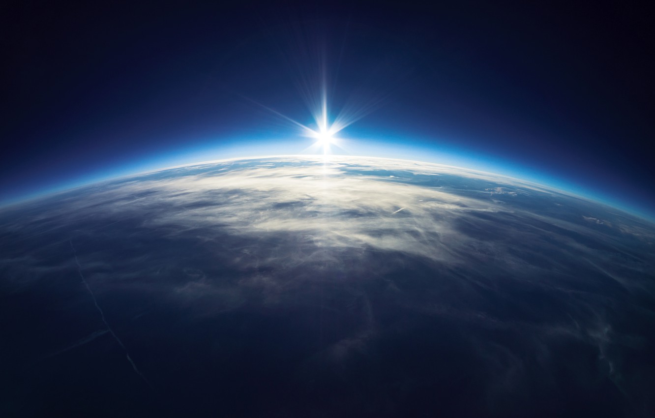 Wallpaper space, light, life, sun, planet earth image for desktop, section космос