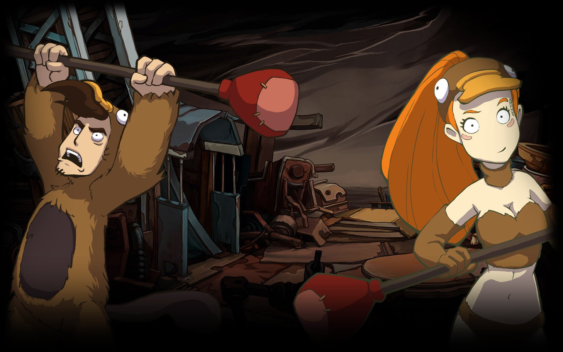 Chaos on Deponia HD Wallpaper and Background Image