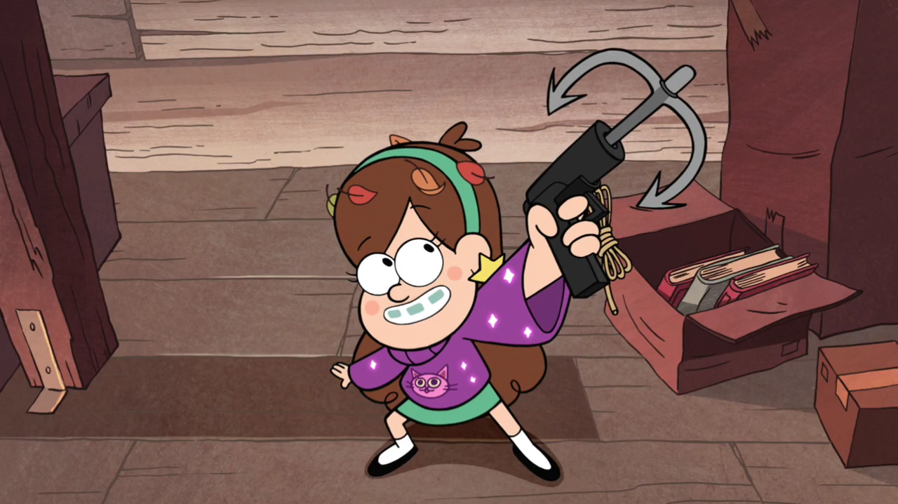 GRAPPLING HOOK. Gravity falls, Grappling hook, Mabel
