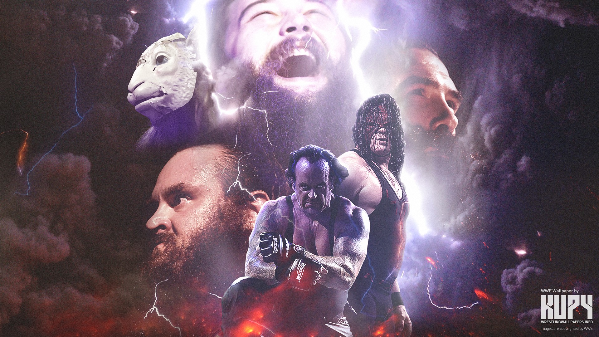 WWE, Bray Wyatt, Luke Harper, Erick Rowan, The Undertaker, Kane WWE, Braun Strowman, Wrestling Wallpaper HD / Desktop and Mobile Background
