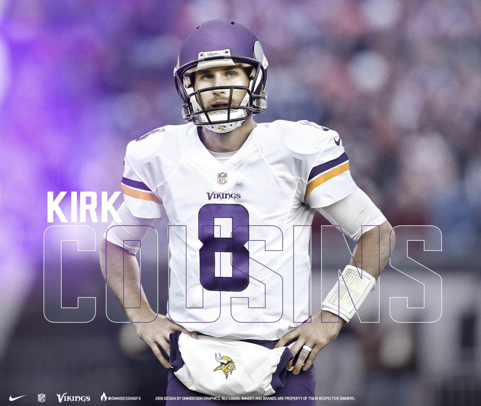 Kirk Cousins Vikings Wallpapers - Wallpaper Cave