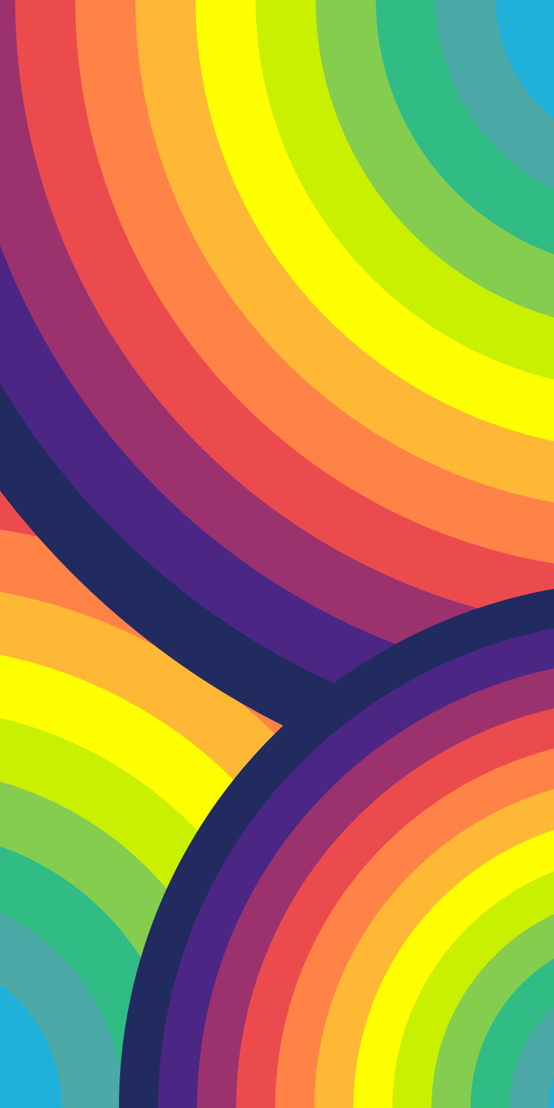Abstract, circles, colorful, rainbow, 1080x2160 wallpaper. Rainbow wallpaper iphone, Abstract wallpaper background, Wallpaper rainbow