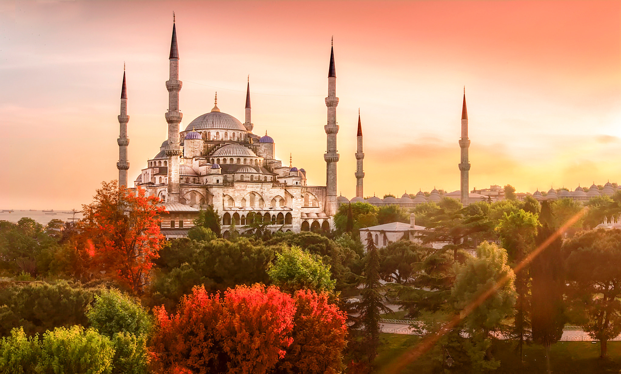 2048x Blue Mosque Istanbul, Turkey 4k Wallpaper2 Ahmed Mosque