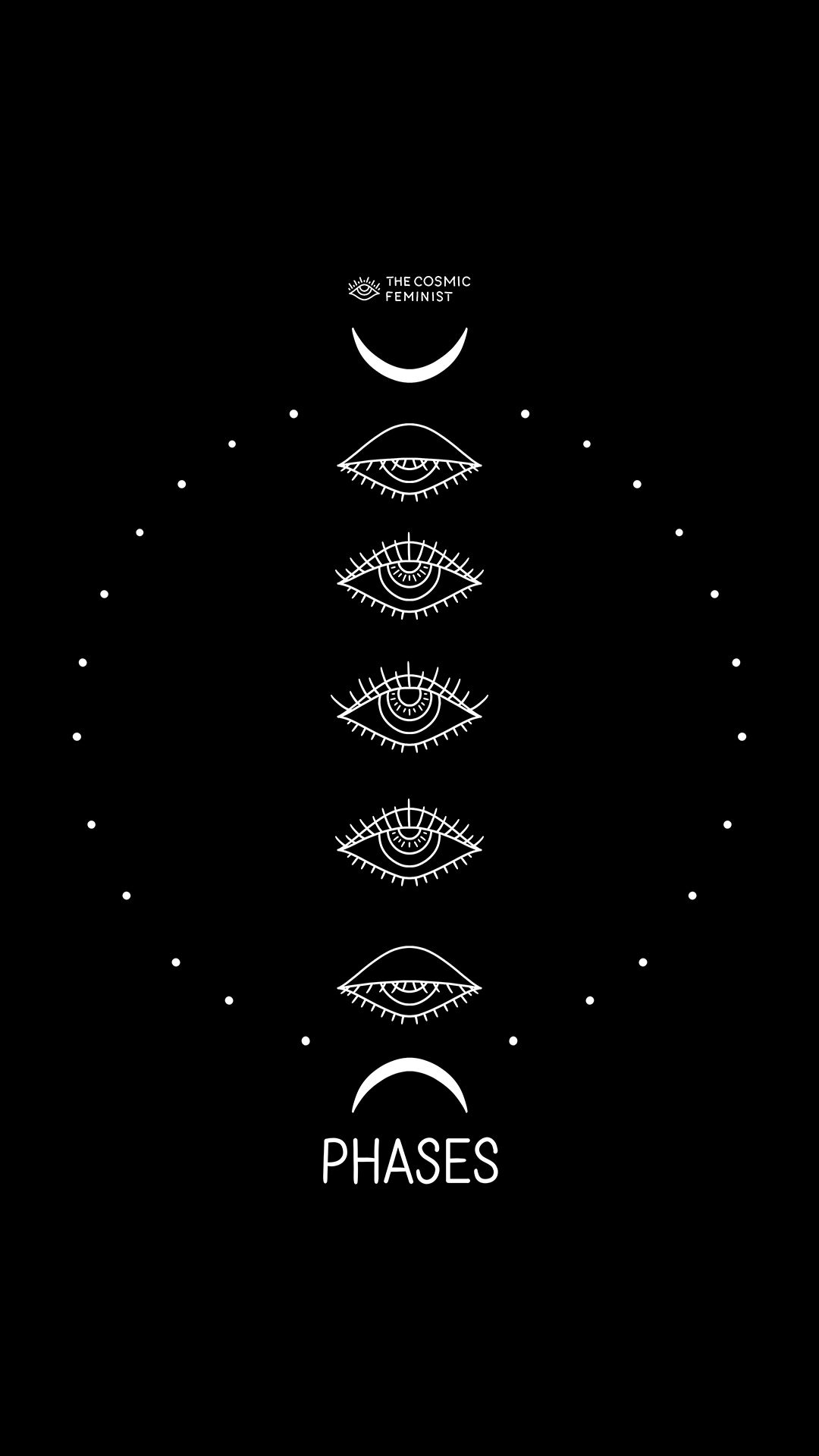 Phases of You. Witchy wallpaper, Spiritual wallpaper, Witchy wallpaper