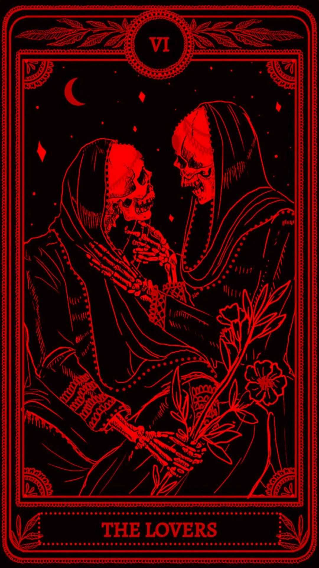 Red Gothic Background