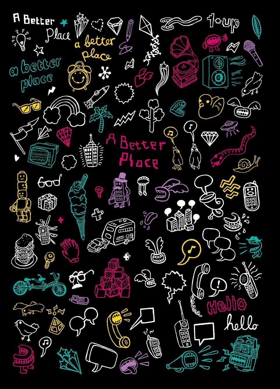 Cute Doodle Wallpaper Free Cute Doodle Background