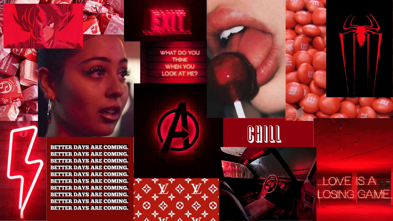 red aesthetic collage. Aesthetic collage, Y2k collage, Red aesthetic