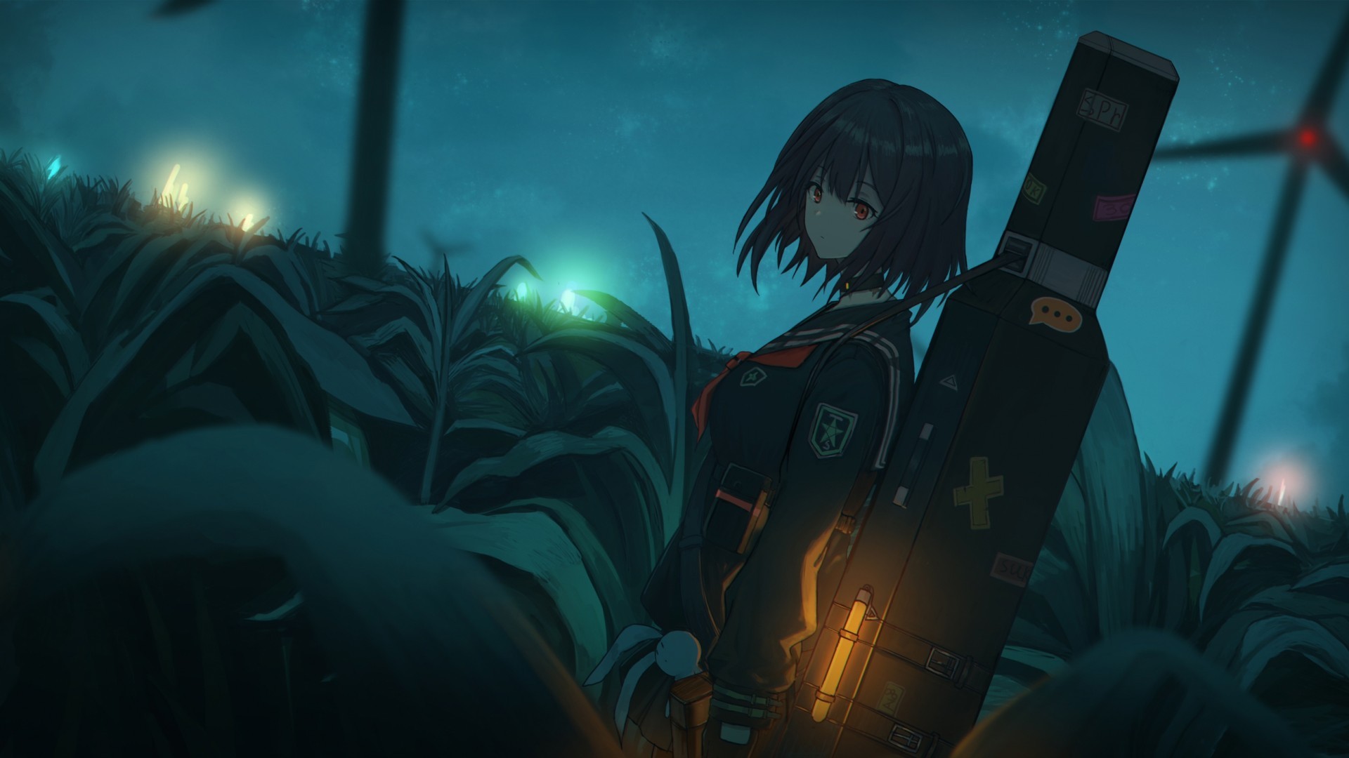 32++ Night Anime Wallpaper 1920x1080