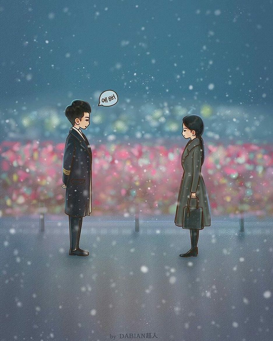 LOOKSCREEN. Korean art, Kdrama cartoon, Korean drama movies