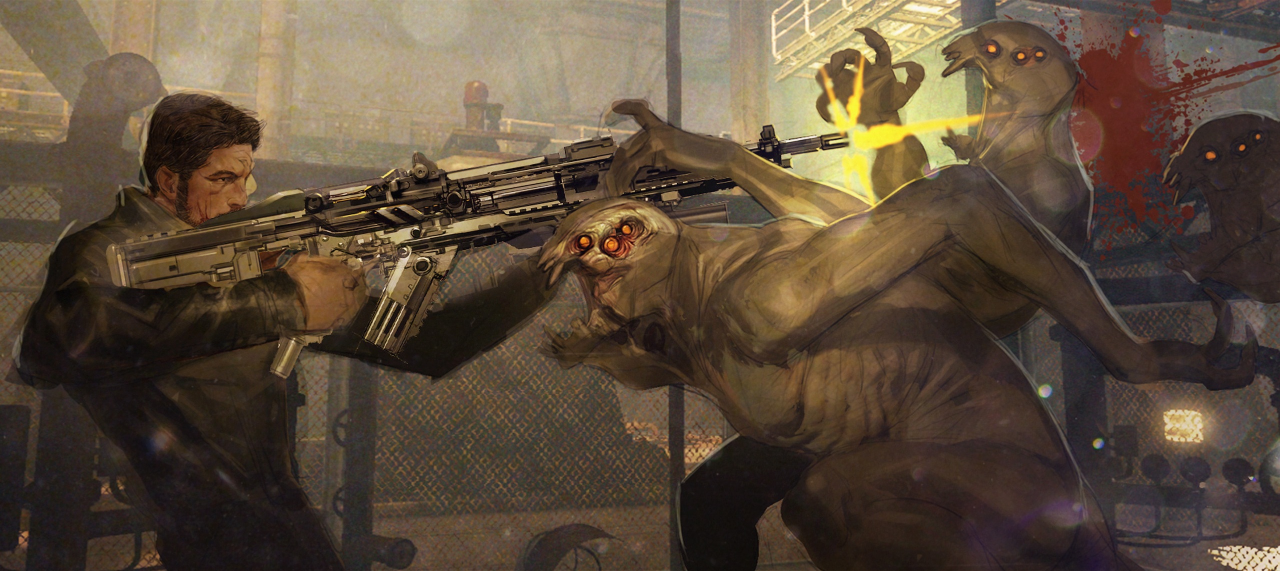 Video Game Resistance 3 Wallpaper:2559x1143