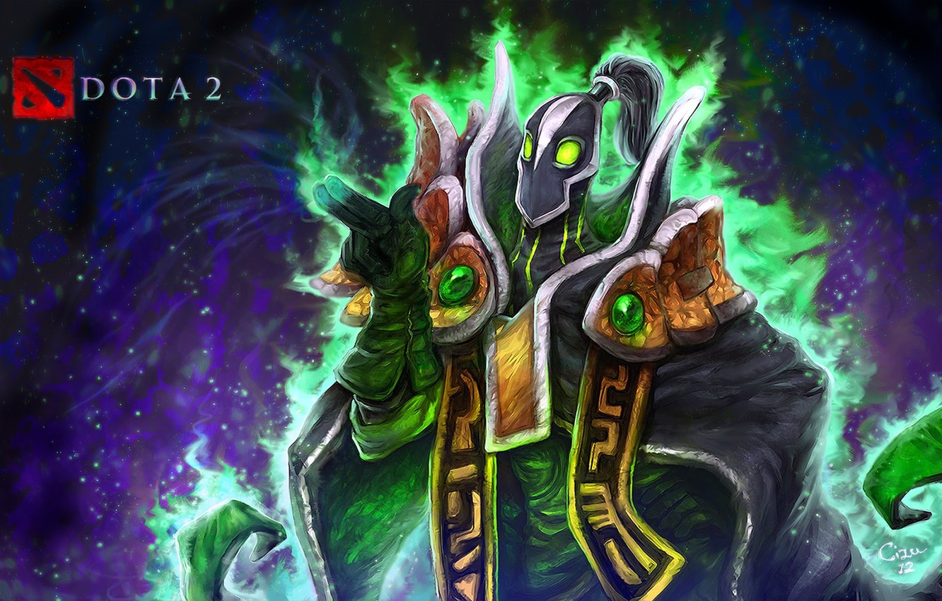 Wallpaper art, Dota 2, Rubick, Grand Magus, Cizu image for desktop, section игры