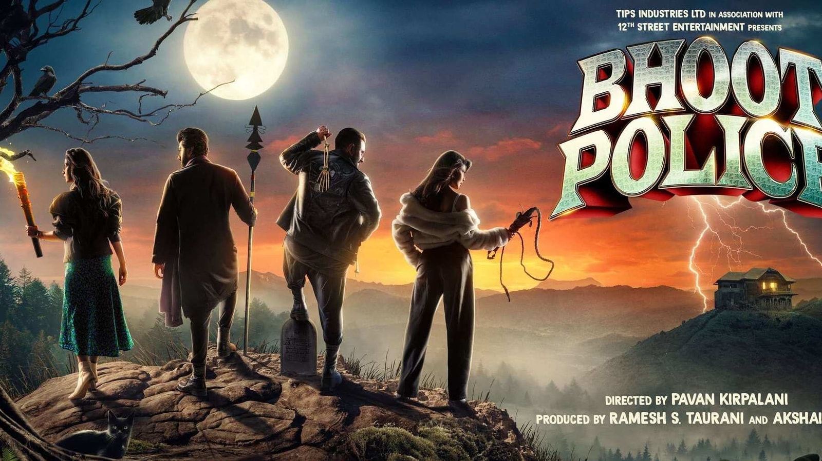 Bhoot Police poster: Saif Ali Khan, Arjun Kapoor, Yami Gautam, Jacqueline Fernandez gear up to hunt down ghosts