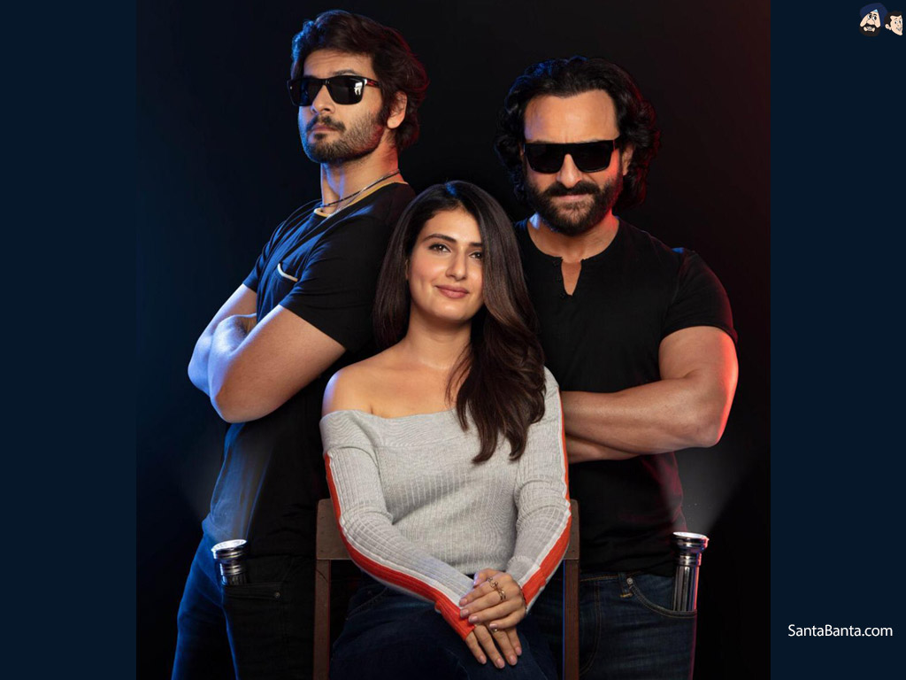 First Look of Saif Ali Khan, Fatima Sana Shaikh and Ali Fazal in Bhoot Police