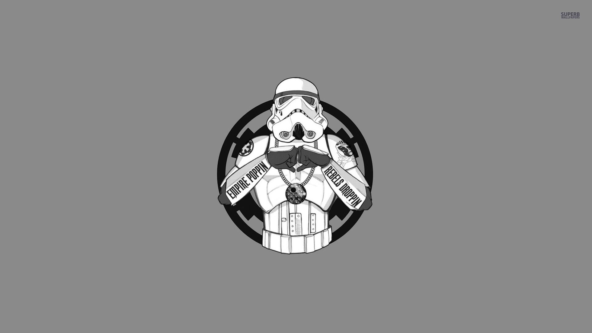 Gangsta' Stormtrooper wallpaper. Stormtrooper wallpaper, Empire wallpaper, Star wars wallpaper