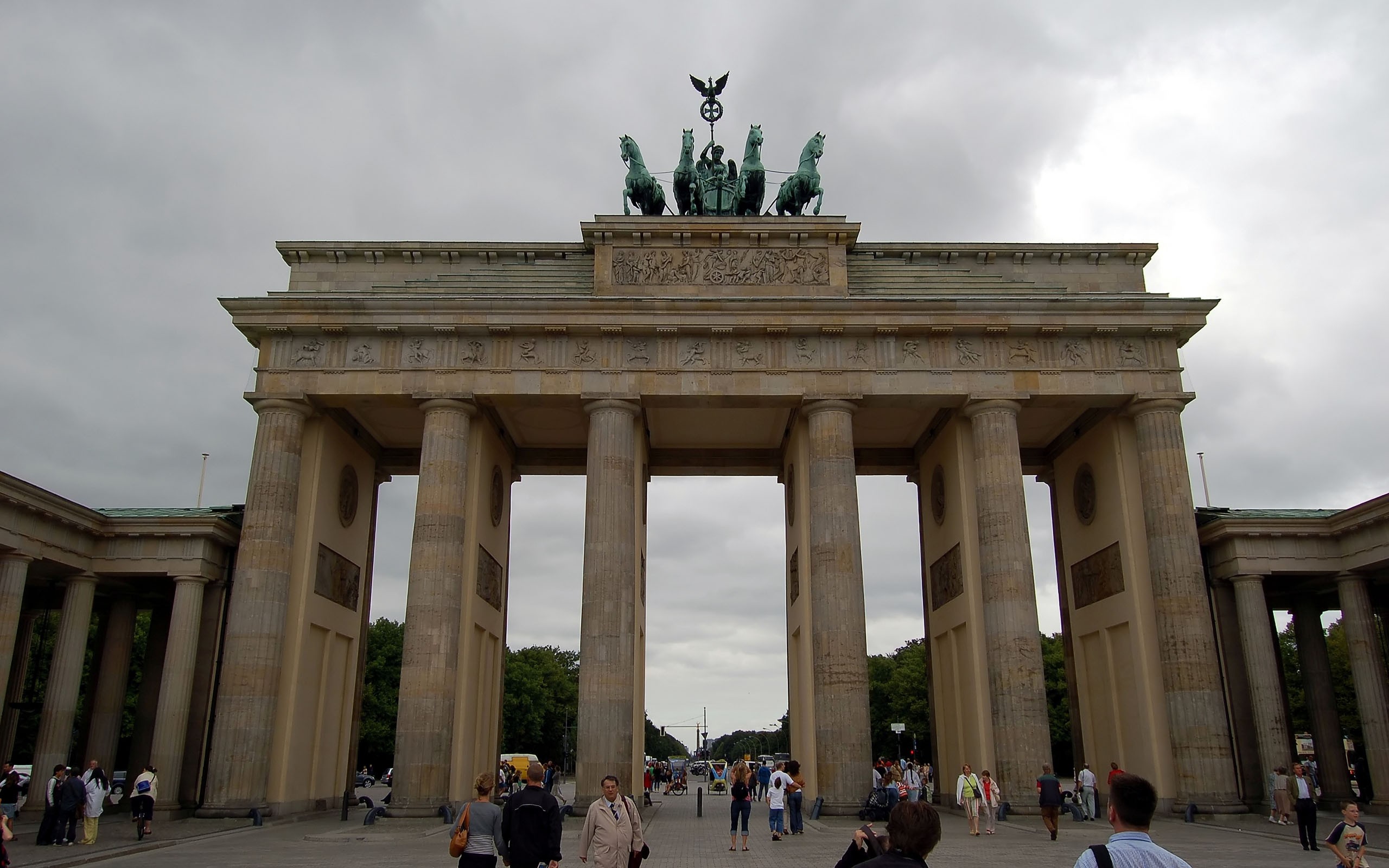 germany, Berlin, Brandenburg, Gate Wallpaper HD / Desktop and Mobile Background
