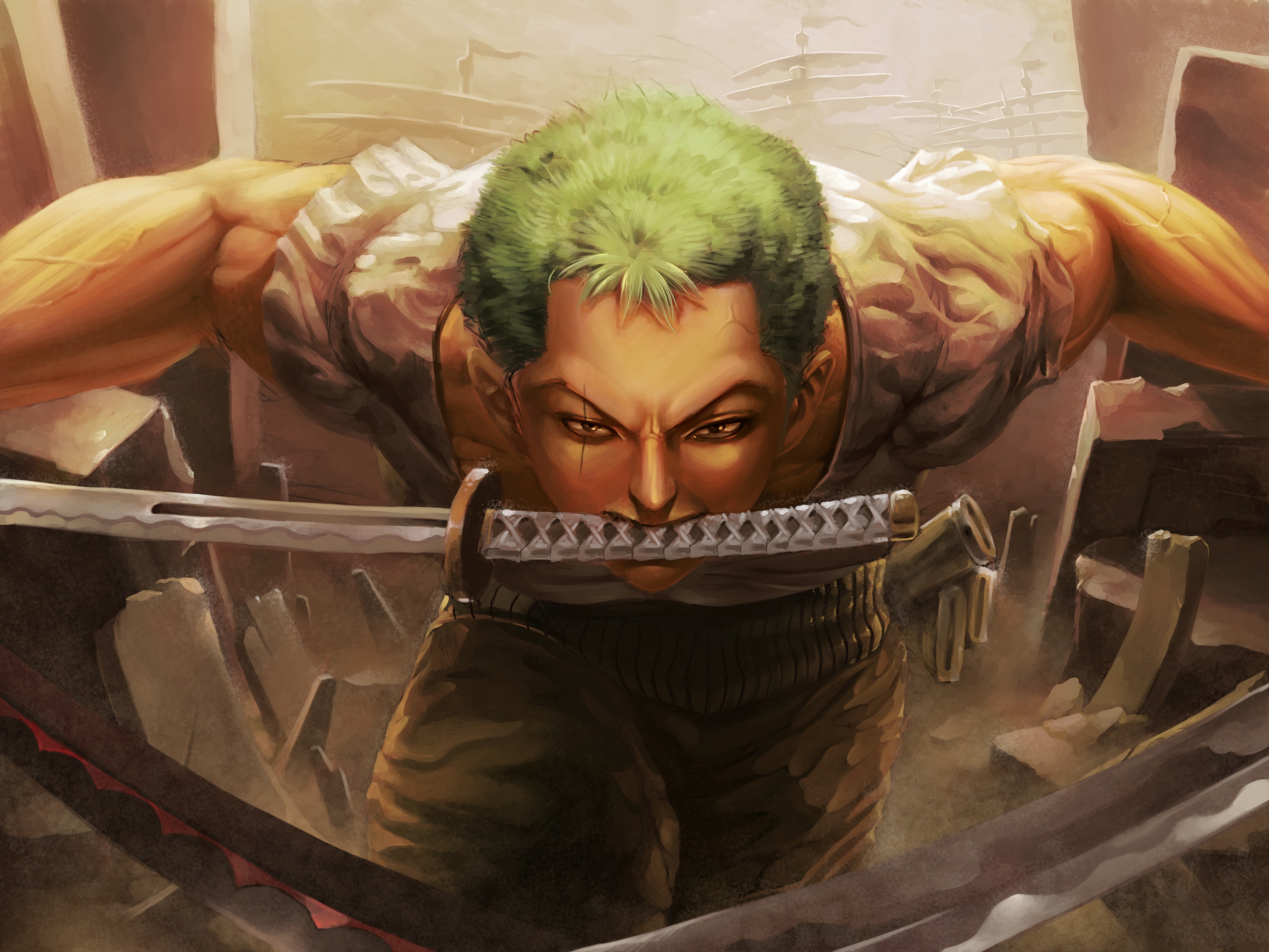 Zoro Roronoa 4k Ultra HD Wallpaper