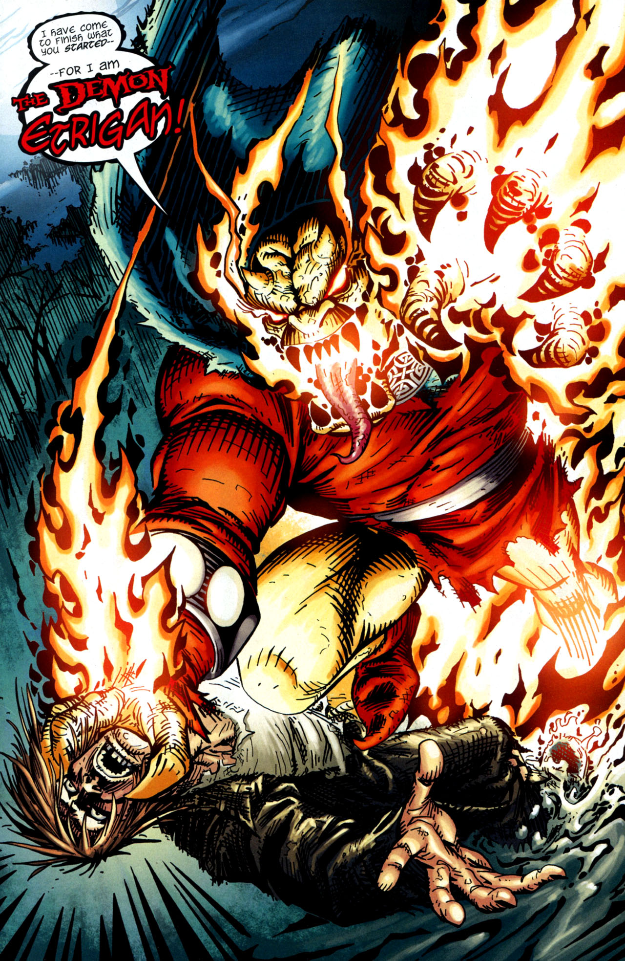 Etrigan the Demon vs Goku