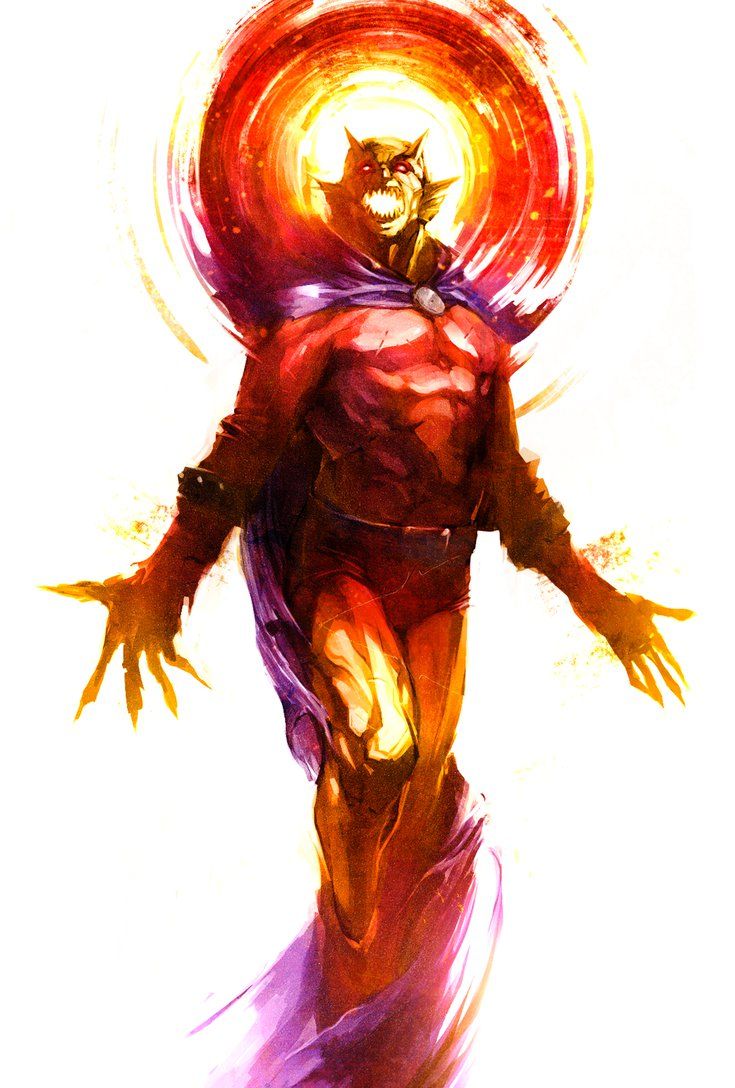 Etrigan the Demon. Dc comics heroes, Justice league dark, Dc comics art