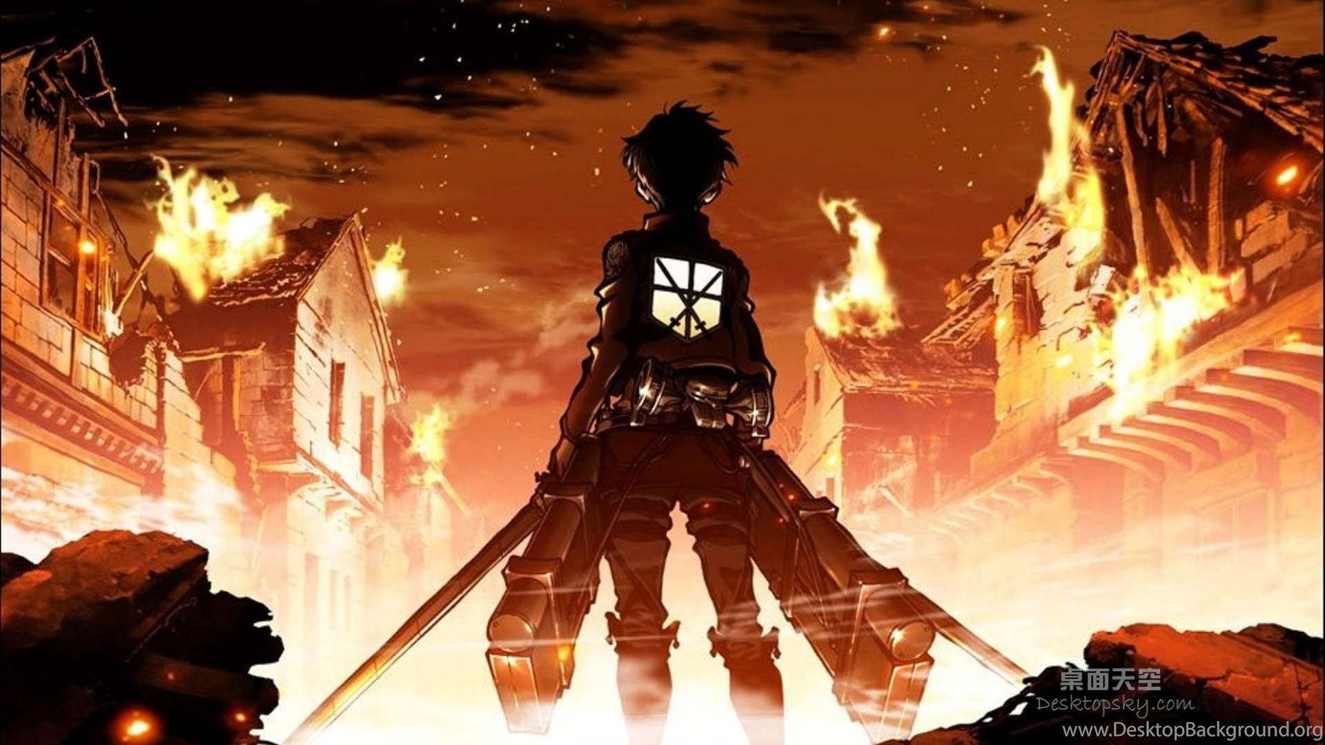 Attack On Titan HD Desktop Background