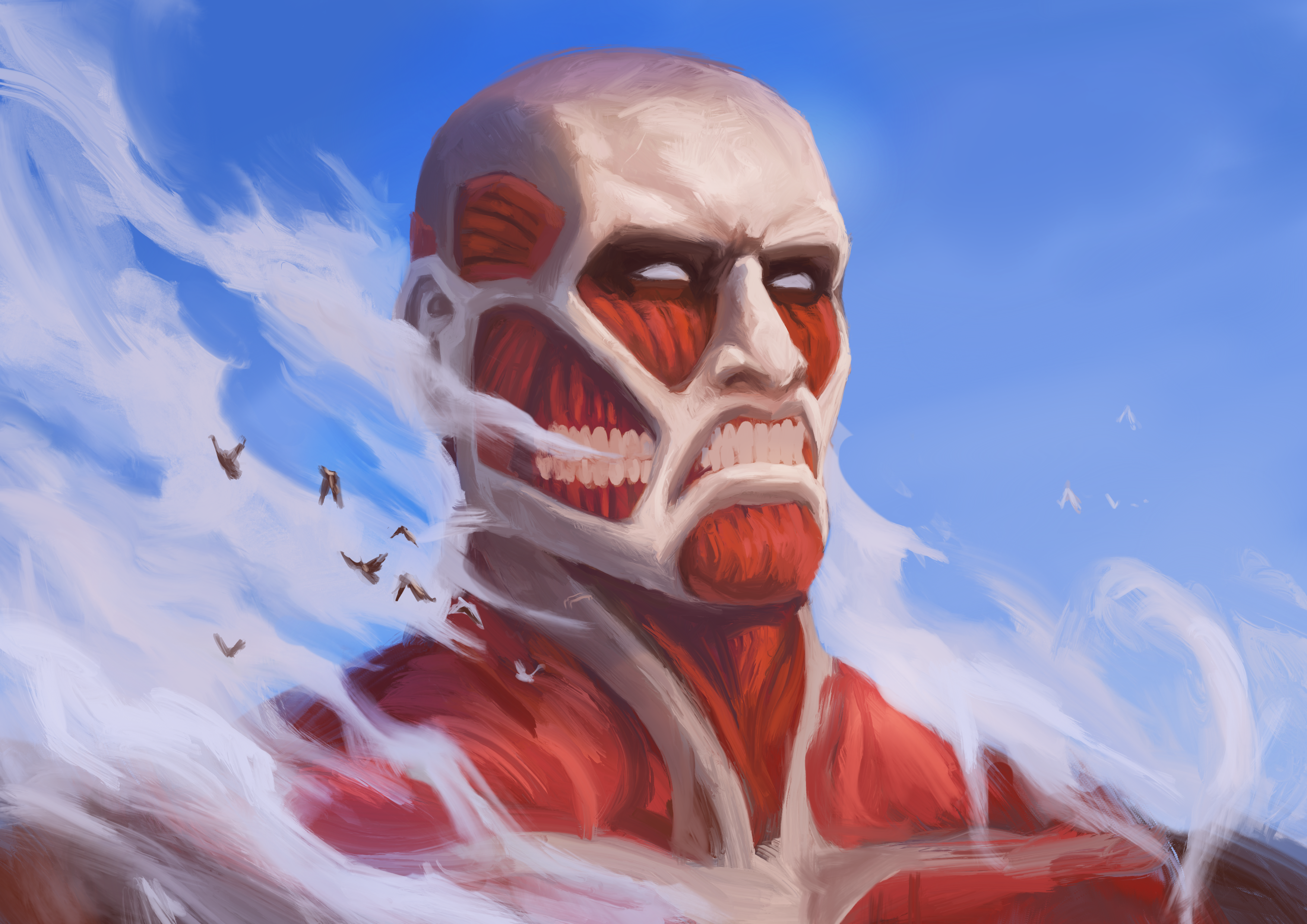 Colossal Titan on Titan Wallpaper Anime Image Board