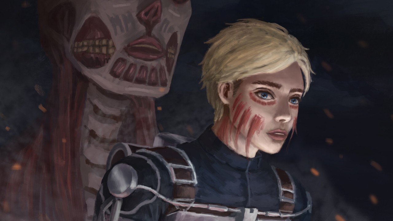 Armin Arlert Colossal Titan HD Attack On Titan Wallpaper