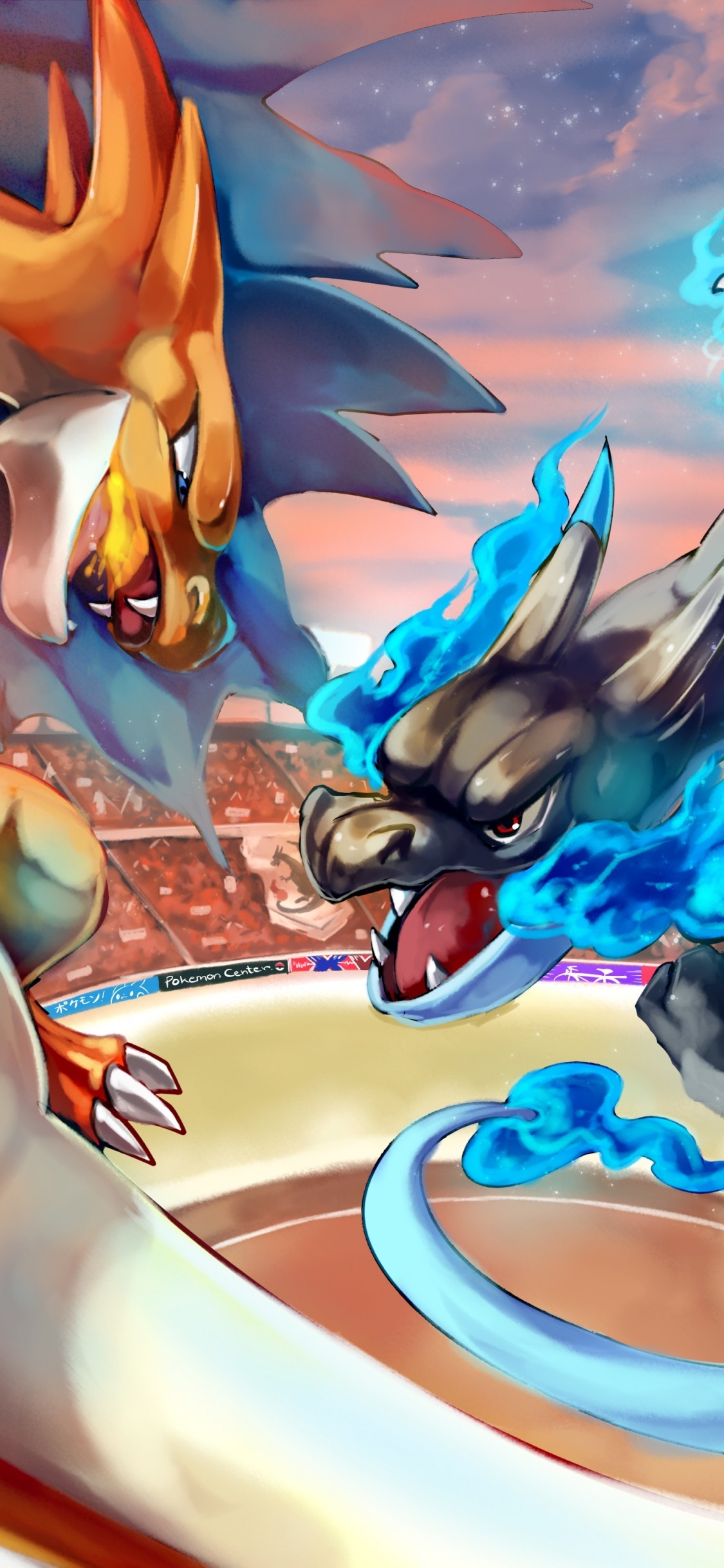 Pokemon, Charizard Vs Charizard X X Vs Charizard Y HD Wallpaper