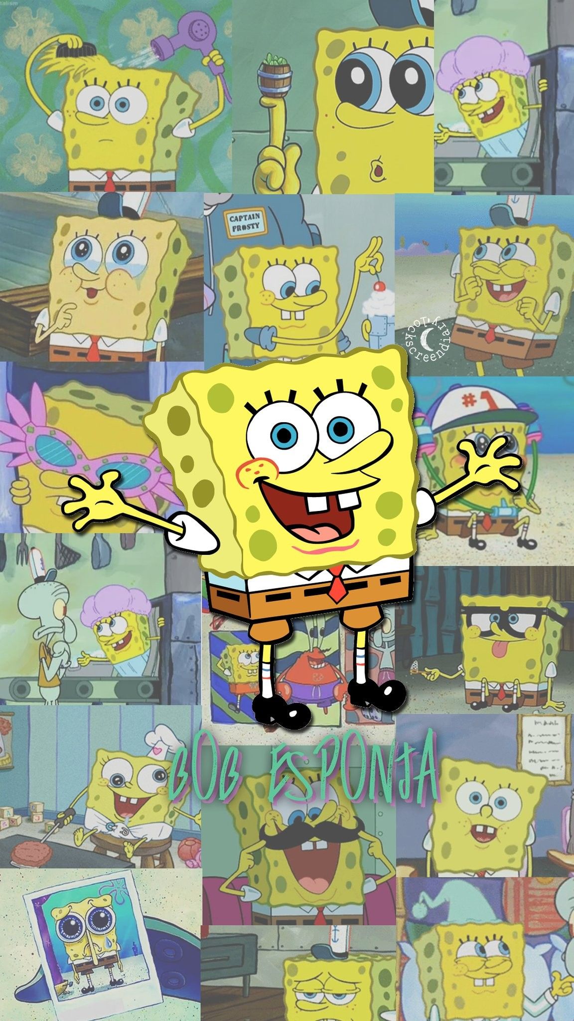 Spongebob Collage Wallpaper