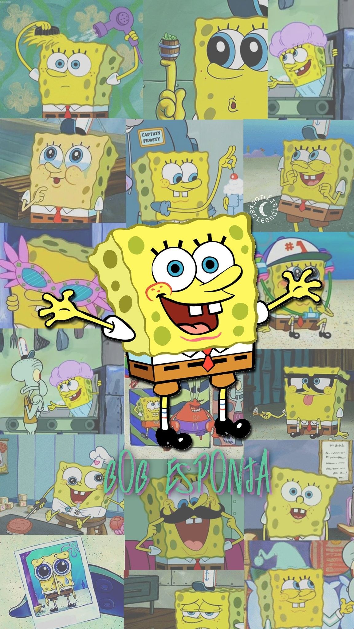 Spongebob Squarepants Collage Wallpapers - Wallpaper Cave