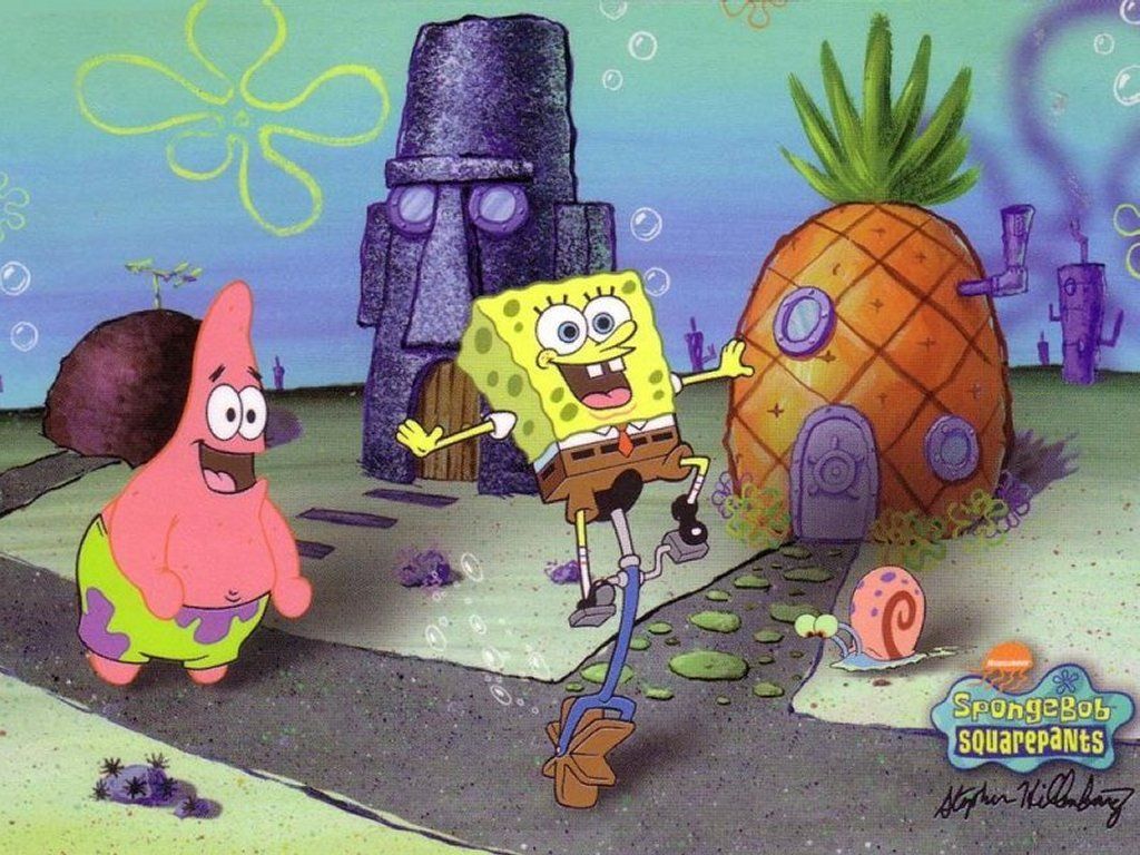 Cycling with Patrick Spongebob Wallpaper, here you can see Cycling with Patrick Spongebob Wallpaper or downlo. Spongebob wallpaper, Spongebob, Spongebob square